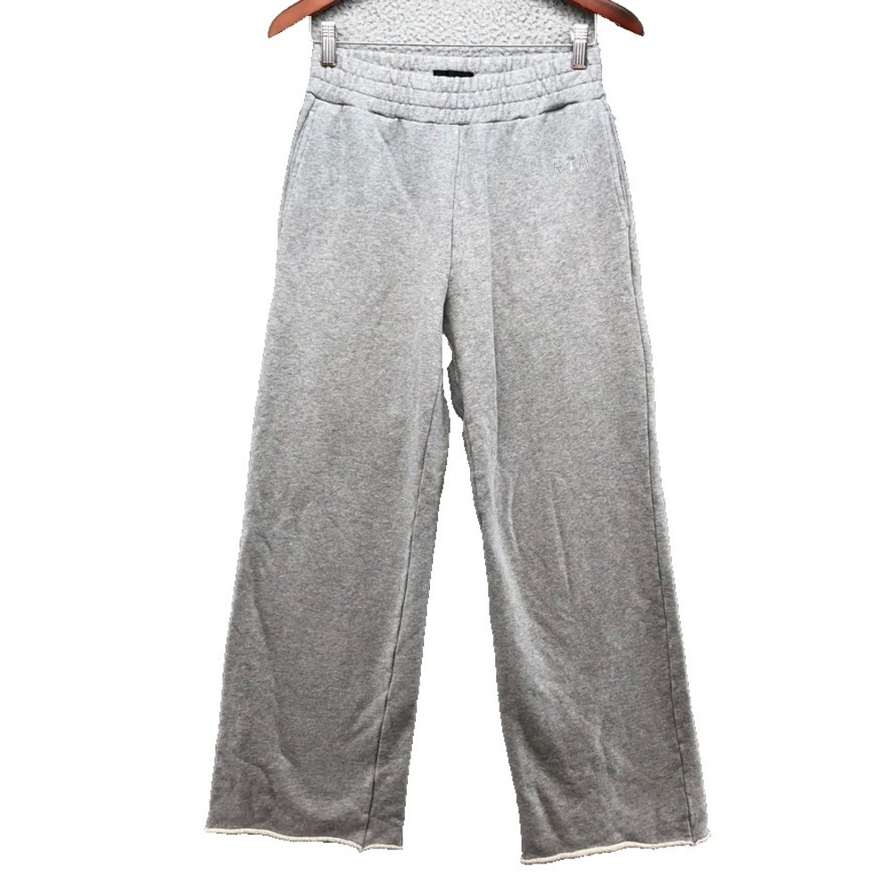 RTA Wide Leg Sweatpants Womens Small Gray Active Athleisure Lounge Comfort Gym